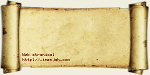 Brnča Jaglikić vizit kartica